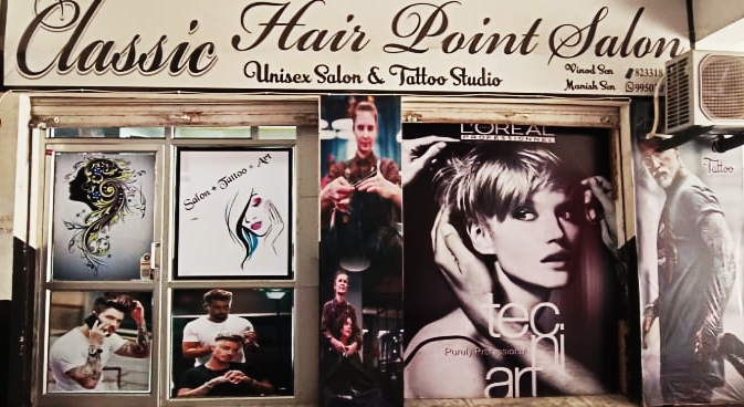 Classic Hair Point Unisex Salon And Tattoo Studio: Best Salon In Bijainagar  Rajasthan For Hair & Beauty And Makeup – 